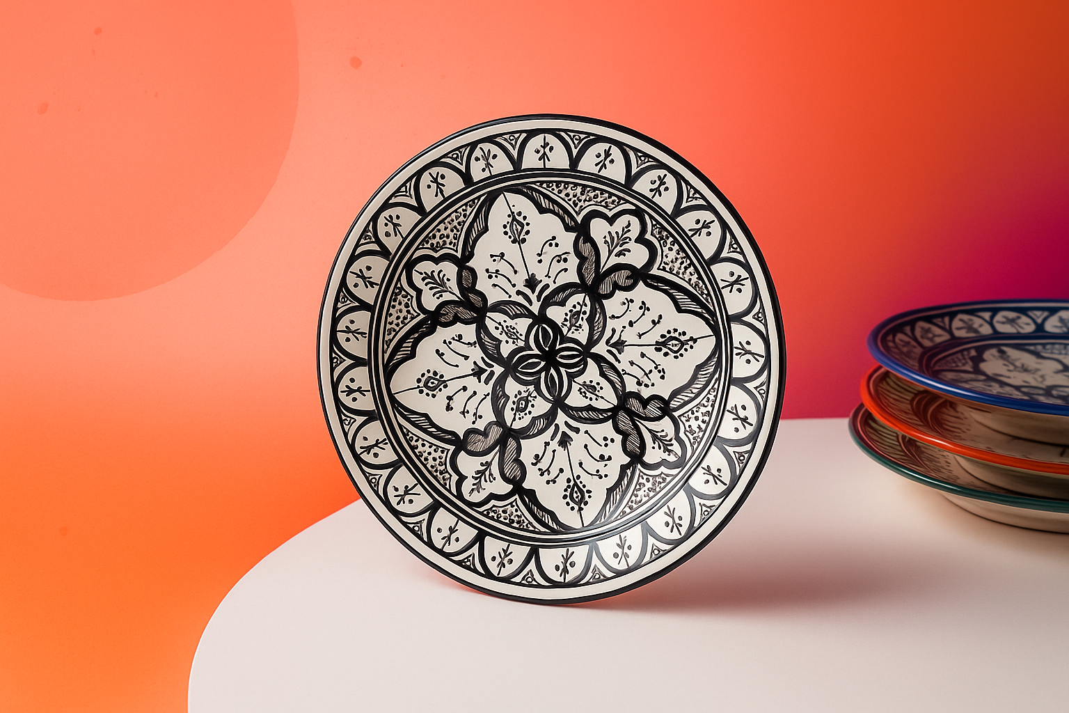 Traditional Ceramic Dinner Plates